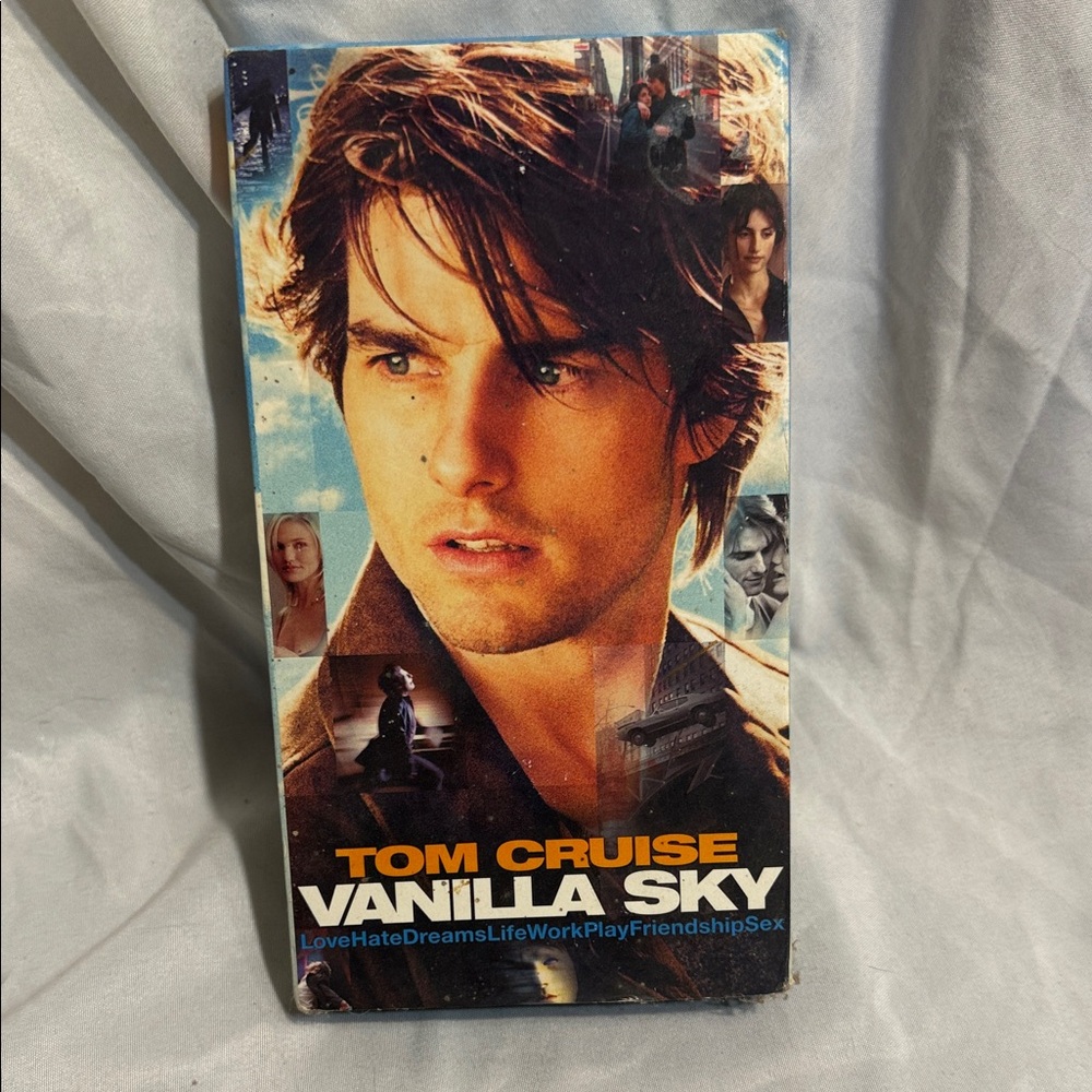 Vanilla Sky VHS Tape Tom Cruise